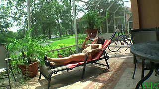 Big Tit Pornstar Stepmom Enjoys Nudist Vacation Home with Stepson