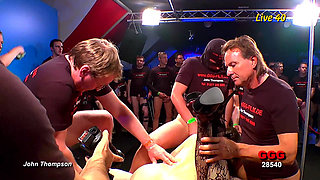 Ggg John Thompson - Elisa and Viktoria Wild Live Gangbang Orgy