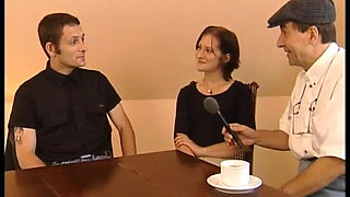 Small Breasts, White Skin and Typical German Amateur Couple