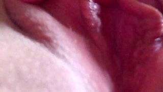 Real Clit Orgasm with Pussy Pulsating Contractions. Butterfly Pussy with Long Meaty Lips