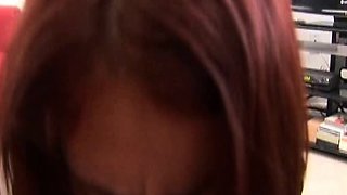 Fetish hoe masturbates takes bukkake fetish cock pov action