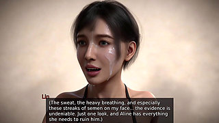 Hot Girl Seduce a Cheated Old Guy in Gym - Asia Town - E27