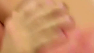 Batting Cage Blonde in a Pink Helmet Sucks and Rides Him on the Red Sofa