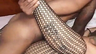 Ebony MILF Lady Onyxxx Taps Out From BBC Double Penetration
