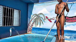 Broderagem in the Pool with friends...
