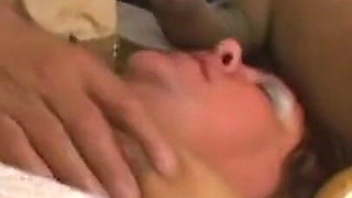 Ugly fat milf and young guy pussy fucking