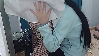 Secret Sex Between a Student Girl and a Nurse in a Medical Office