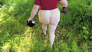 Completely Naked Boobs Banging in the Woods