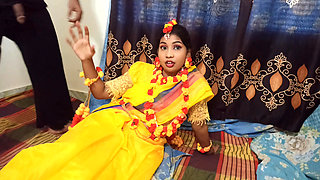 Marriage broken and fucking real in Guest Room Viral Sex Video Desi Enjoying my sex video