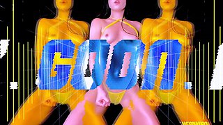 Asian Teen Solo Slippery Oil Pussy Massage