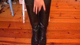 Worship My Riding Boots with Your Tongue