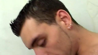 Relax at home with a normal Italian threesome gang