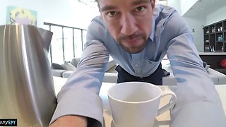 Slim Brunette Bubble-assed Babysitter Brooklyn Gray Pleasures her Boss With Hot Sex To Keep her Job