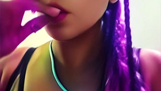 Sexy Ass Latina Smoking Break During Friday Fuck Festival