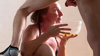 Demolished Her Throat & Pussy for 24 Min, Sperm & Pee Dripping Facial