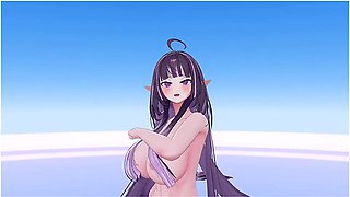 Elf Vtuber Strip Dance Until Naked Supernova Hentai Mmd