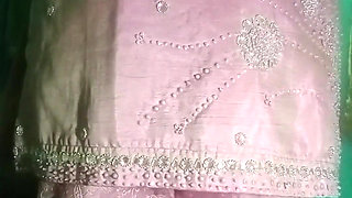 Indian Gay Crossdresser Bottom Real Homemade Sex in Pink Salwar Kurta with Heavy Jwellery Just Like a Housewife