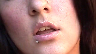 Young stud smacks chick on her phat ass and gets his hard cock sucked
