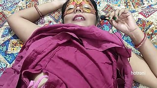 Hot Indian Teen Wife in Saree Fucked Hard to Orgasm - Doggy & Missionary with Hot Rani