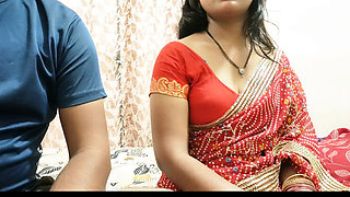 Desi Bhabhi Surprised by Naked Devar After Shower - Hindi Audio Sex with Big Tits & Creampie