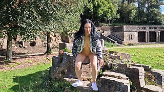 Outdoors Pissing and Gaping Compilation Nicky Brill