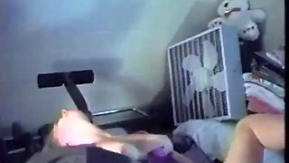 Blonde always gets too horny in the gym: Amateur, Xnxx  Masturbation Porn