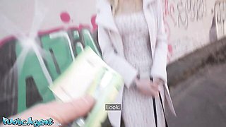 Polish Blonde Outdoor Blowjob