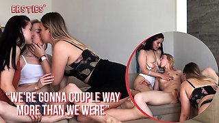 Three German Women Share a Spanking-Filled Lesbian Threesome