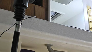 Cripplefreak4u up Close Face While Using Fucking Machine for the First Time