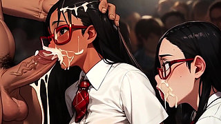 College Girls in a Mosh Pit 1