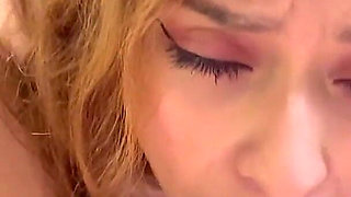 Real Redhead Latina Teen Sloppy POV Blowjob & Balls Deep Bareback Missionary Creampie - Amateur Homemade Couple
