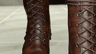 Croft Adventures Hentai Game Parody Ep.5 Lara Find a BBC Gloryhole in the Library Restroom!