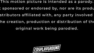 Ameena Green Cosplays for an Animated Parody and Takes James Bang Doggystyle During Training
