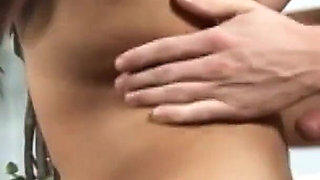 Latina teen Amina fucked by nerd step brother with big cock