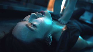 Asian And Brunette Lesbian Seduction - Lezdom Vampire Sex