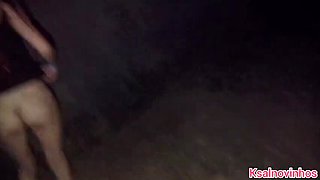 Redhead Wife Gives Blowjob on Beach Walk - Amateur Couple Outdoor Sex