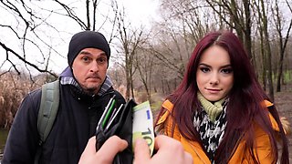 Brunette hardcore blowjob