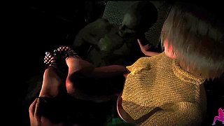 Ashley's Escape - Giant Cock Monster Vs Tiny Woman