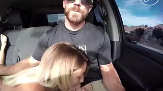 Sex in Car ft. Kissa Sins: Blowjob, Amateur  Bongacams Porn