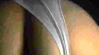 Stepson Managed to Record Stepmother with Her Panties Pulled to the Side in the Dark of the Bedroom, Doggy-style