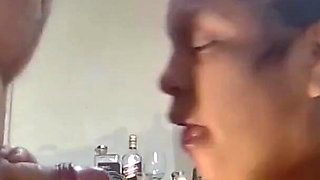 Lizeth Suck & Fuck - She Gaggs on Mouthful of Cum - She Gets Right Down on Her Knees to Suck My Cock