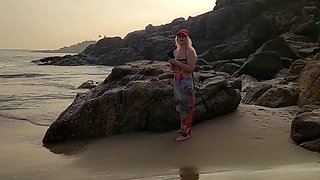 Mature Wife Enjoys Sex in a Green Loincloth