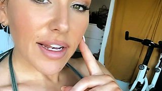 Beautiful blonde nanny and big boobed blonde MILF get pumped
