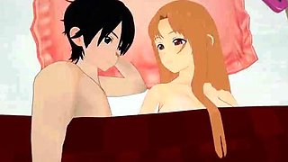 Awesome hentai anal sex with stunning excited nurse