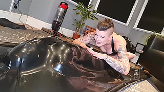 Sub Girl Teased in My Vac Bed