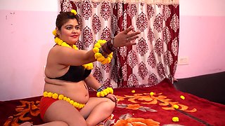 Desi SBBW Student Mesmerizes in Dark Room Big Booty Heat