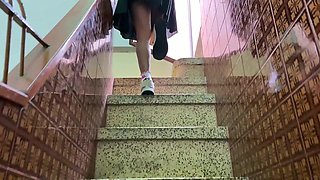 He produces so much milk her ass is fully covered with cum