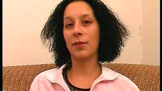 German Amateur Teen Showes Her Pussy on Casting