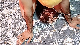 BDSM Slave Feeding Under My Feet Spit on Food, Humiliation & FootShoe Worship Training