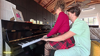 I Fucked Cum Onto My Piano Teacher